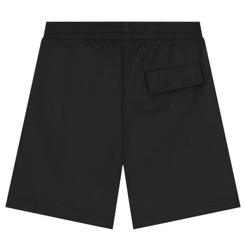 Black Logo Swim Shorts