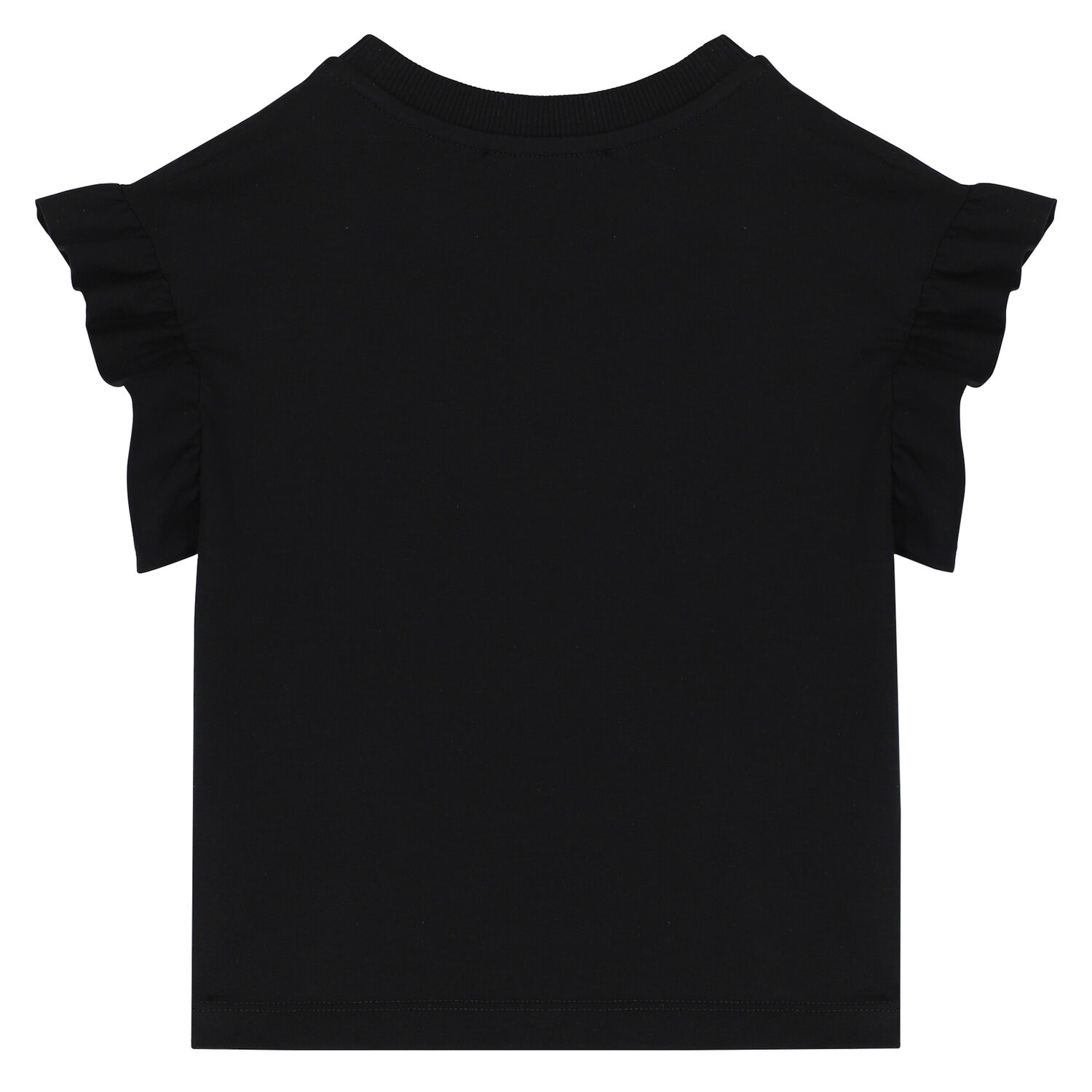 تيشيرت بشعار تيدي باللون الأسود للبنات, 1, hi-res