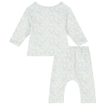 Baby Boys Ivory Tree & Sheep Pyjamas