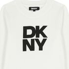 بلوزة بيضاء بأكمام طويلة وشعار, 2, hi-res