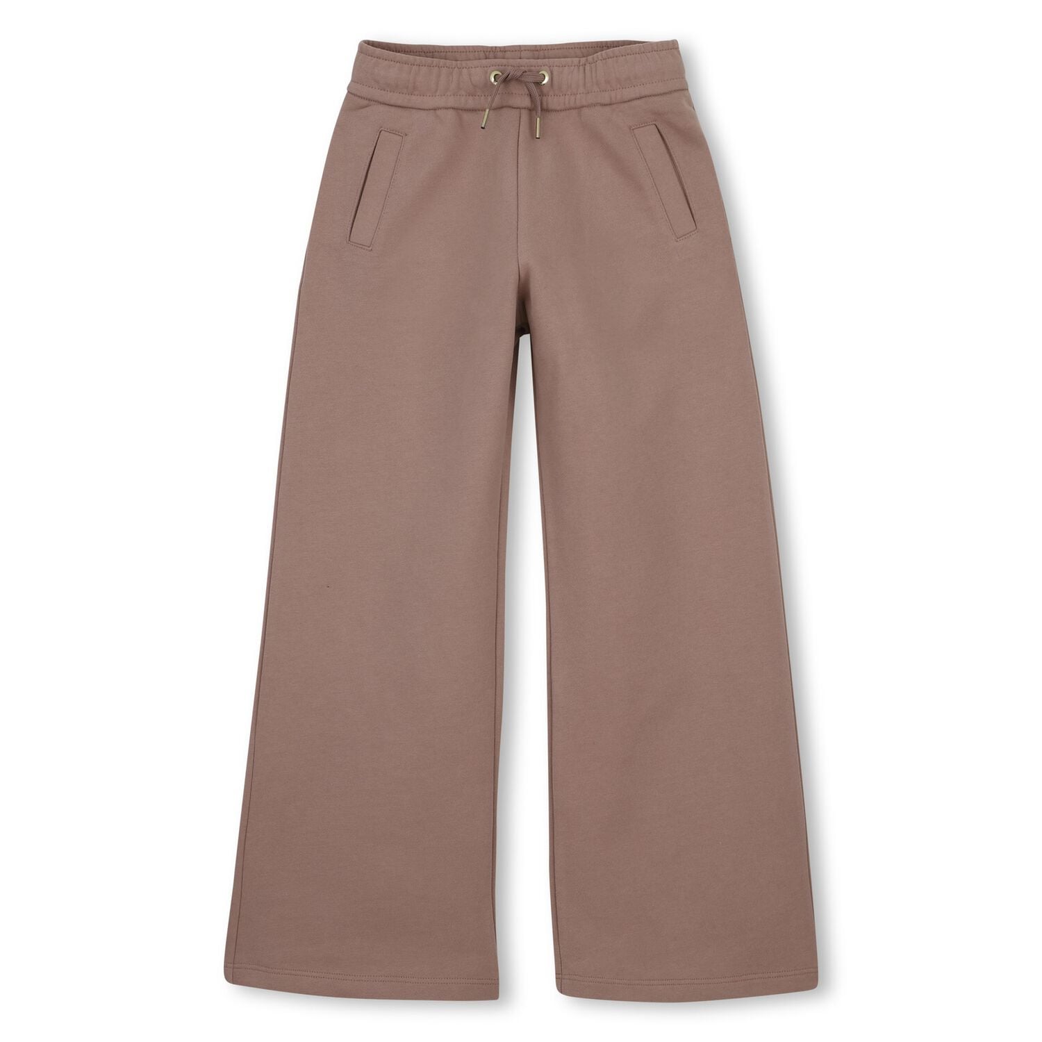 Girls Pink Wide Leg Trousers, 2, hi-res