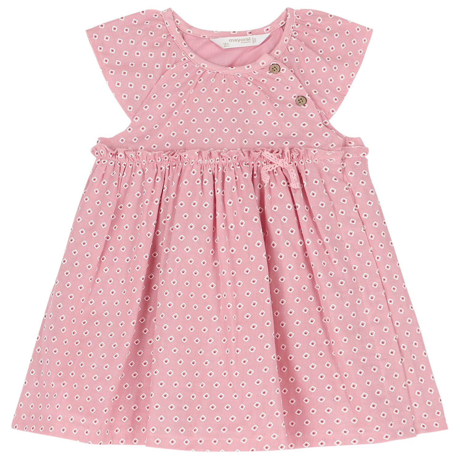 Baby Girls Pink Dress & Headband Set, 1, hi-res image number null