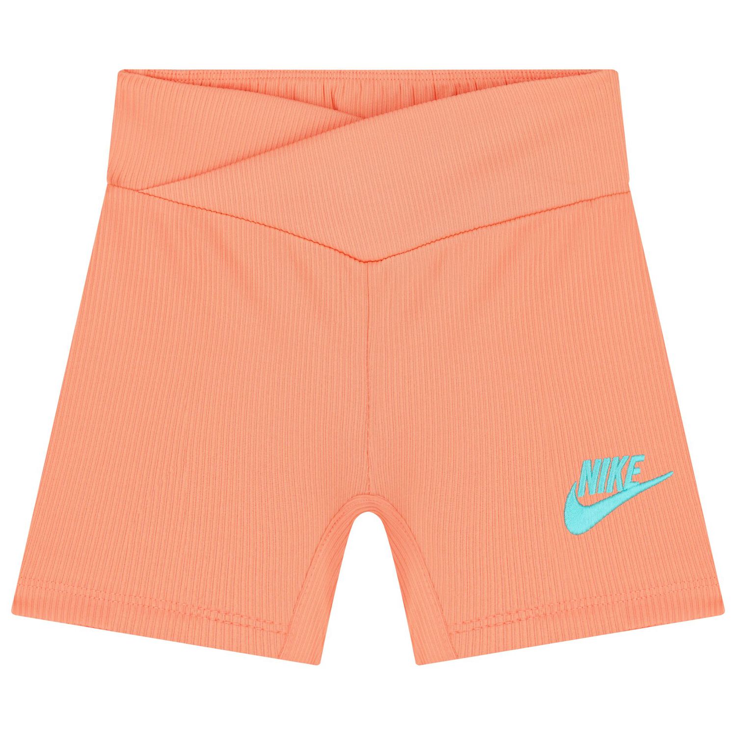 Girls Pink & Orange Logo Shorts Set, 1, hi-res
