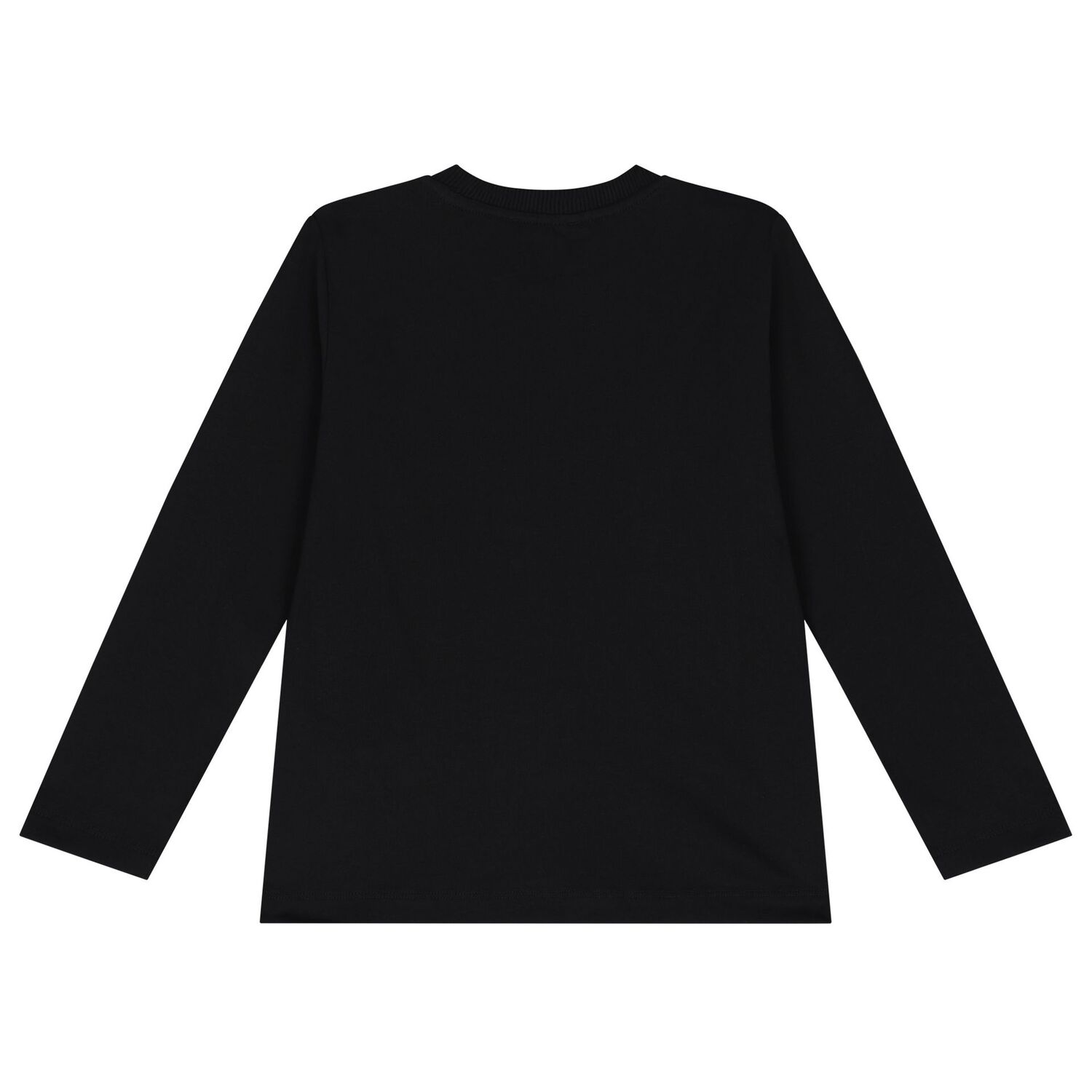 Black Teddy Bear Logo Long Sleeve Top, 1, hi-res image number null