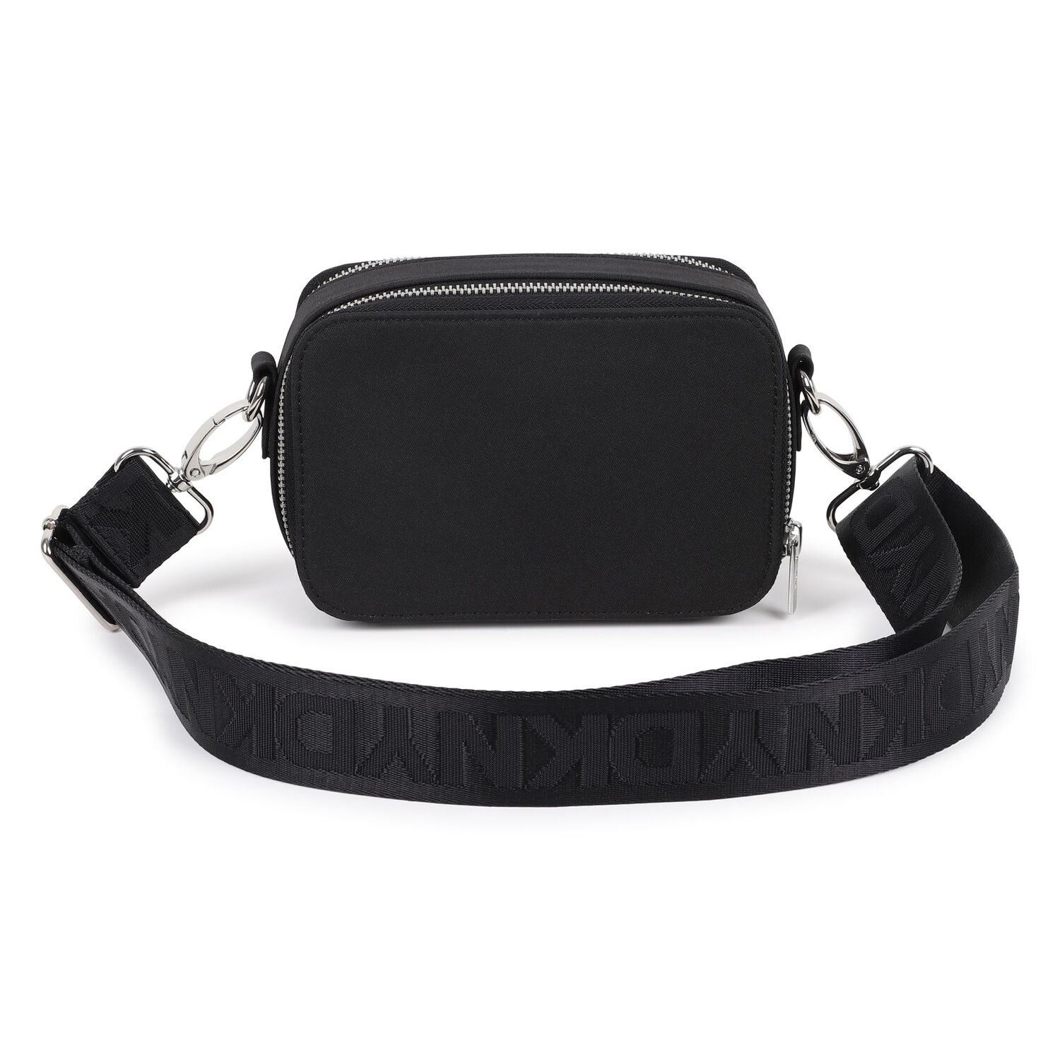 Girls Black Logo Handbag, 1, hi-res