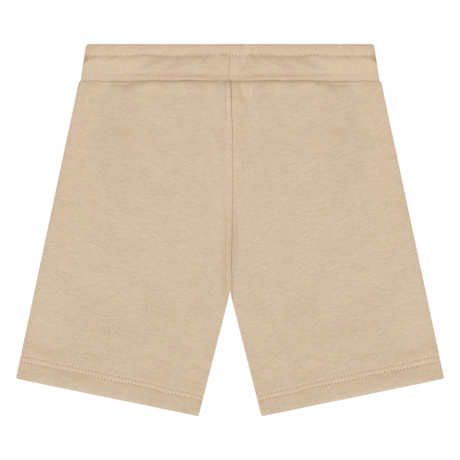 طقم شورت بالشعار باللونين الأبيض والبيج للأولاد  , 1, hi-res