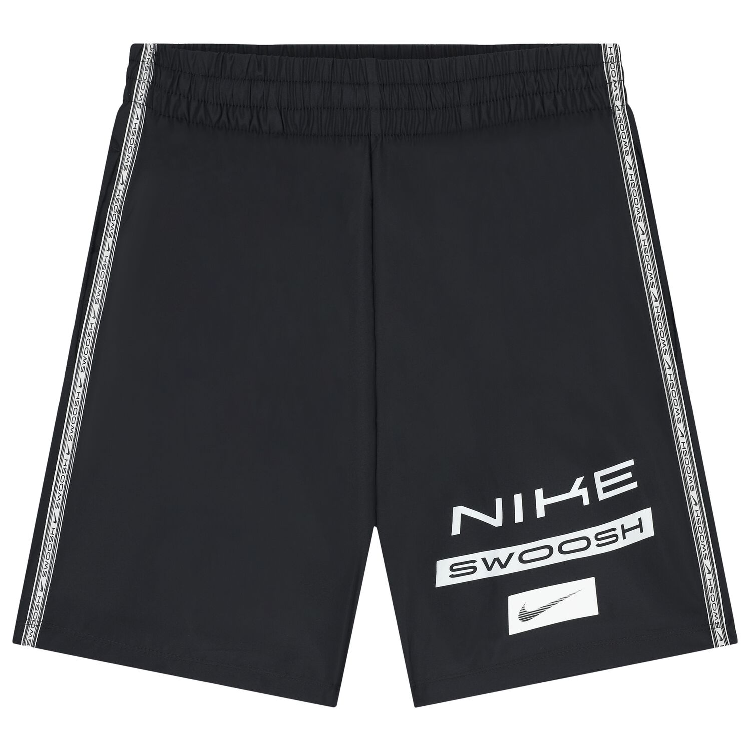 Boys Black Logo Shorts, 2, hi-res image number null