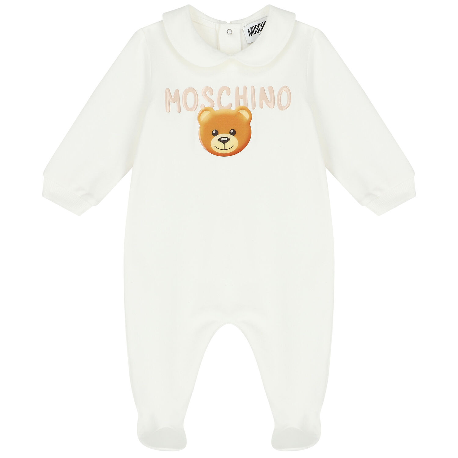 Ivory Teddy Bear Logo Babygrow Gift Set, 3, hi-res image number null