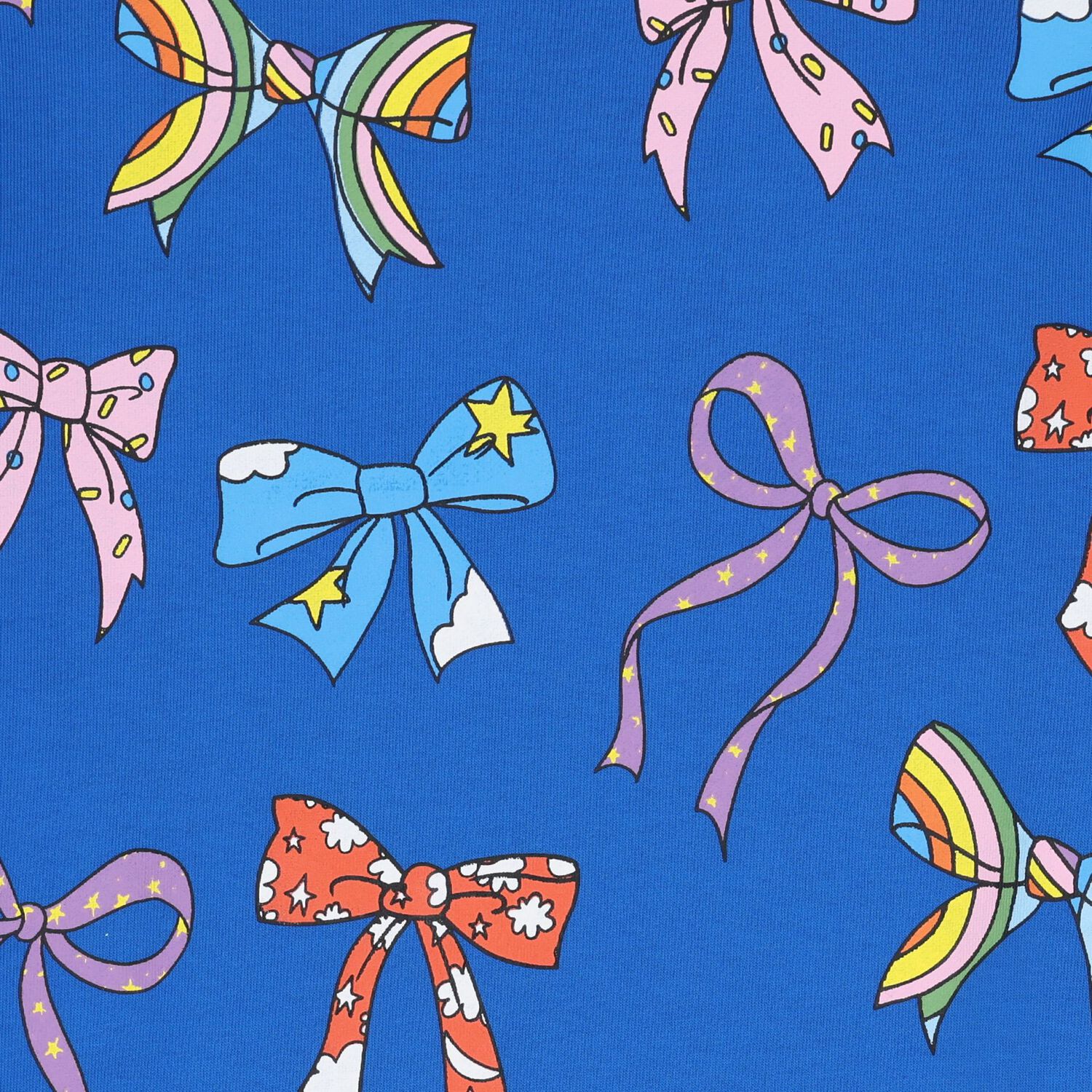 فستان فيونكة أزرق للبنات, 1, hi-res