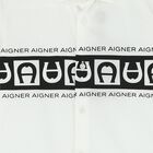 قميص أولاد بالشعار باللون الأبيض, 1, hi-res