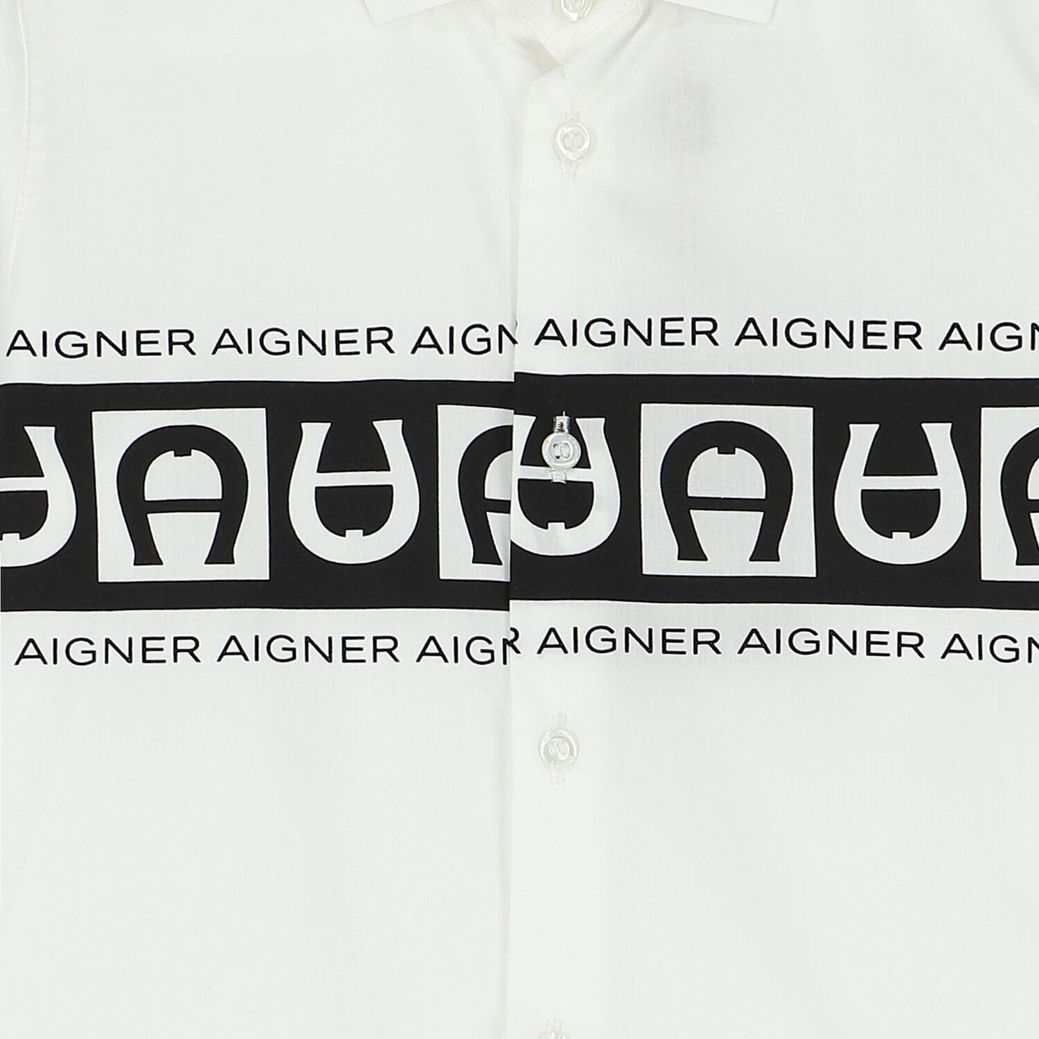 قميص أولاد بالشعار باللون الأبيض, 1, hi-res image number null