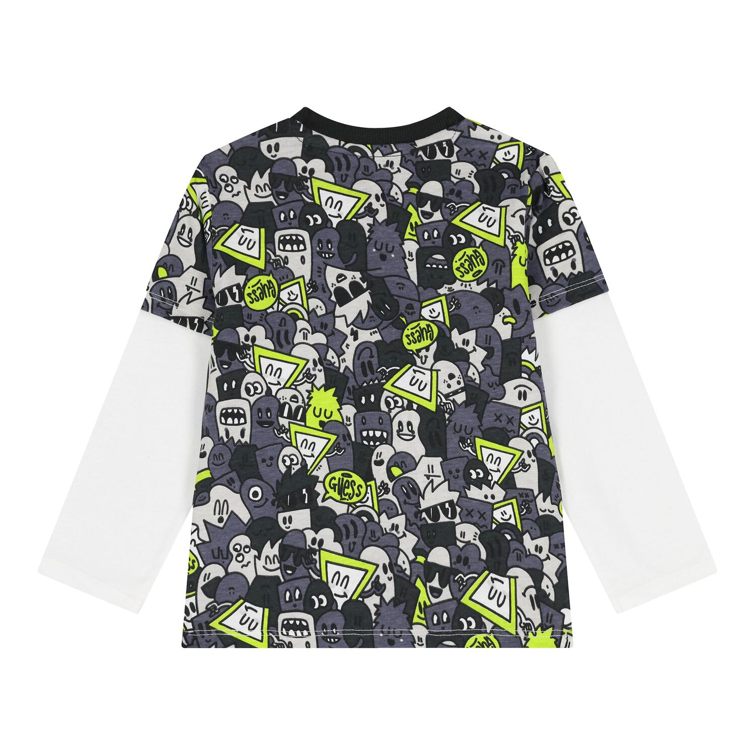 بدلة أولاد رياضية بالشعار باللون الرمادي, 3, hi-res image number null