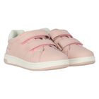 Girls Pink Logo Trainers, 1, hi-res