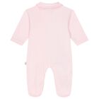 Baby Girls White & Pink Carousel Babygrow, 1, hi-res