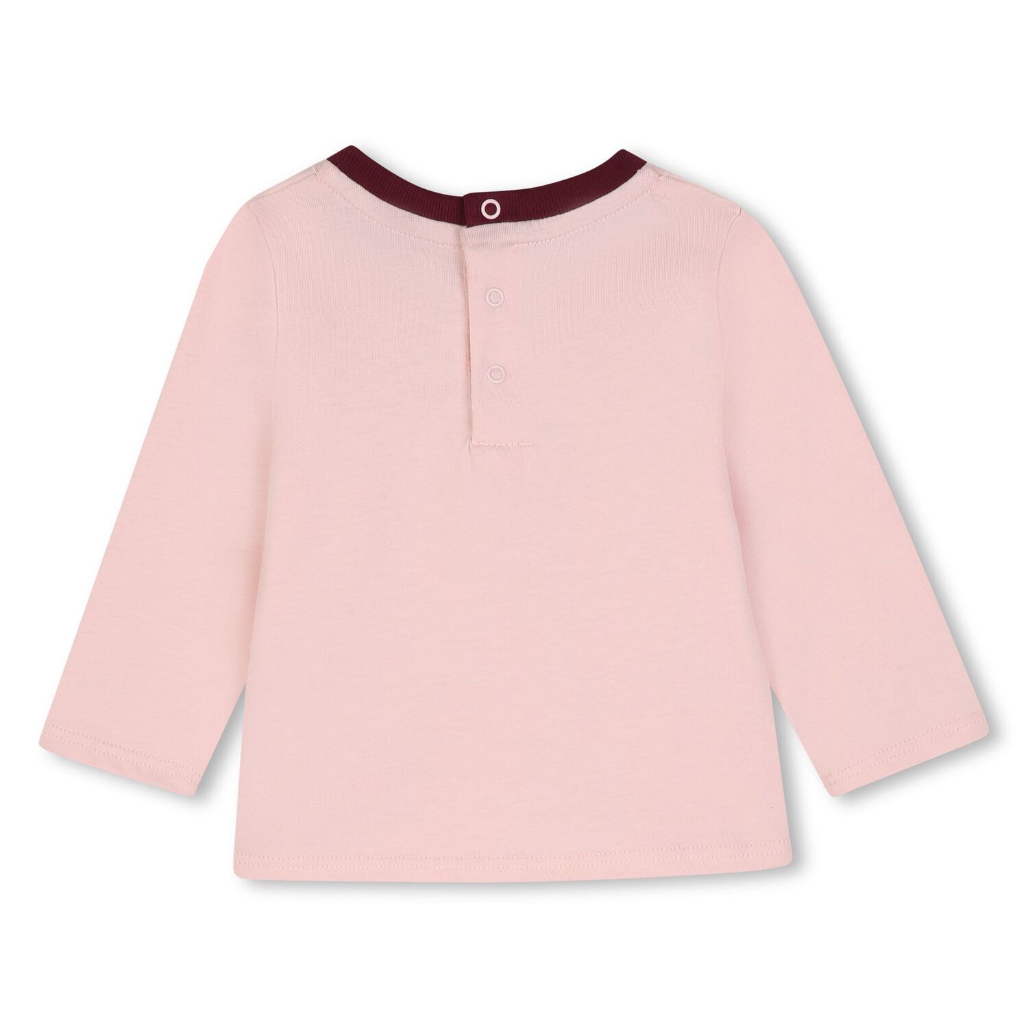 Younger Girls Mini Me Pink Long Sleeve Top, 2, hi-res