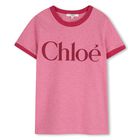 Girls Mini Me Pink Logo T-Shirt, 1, hi-res
