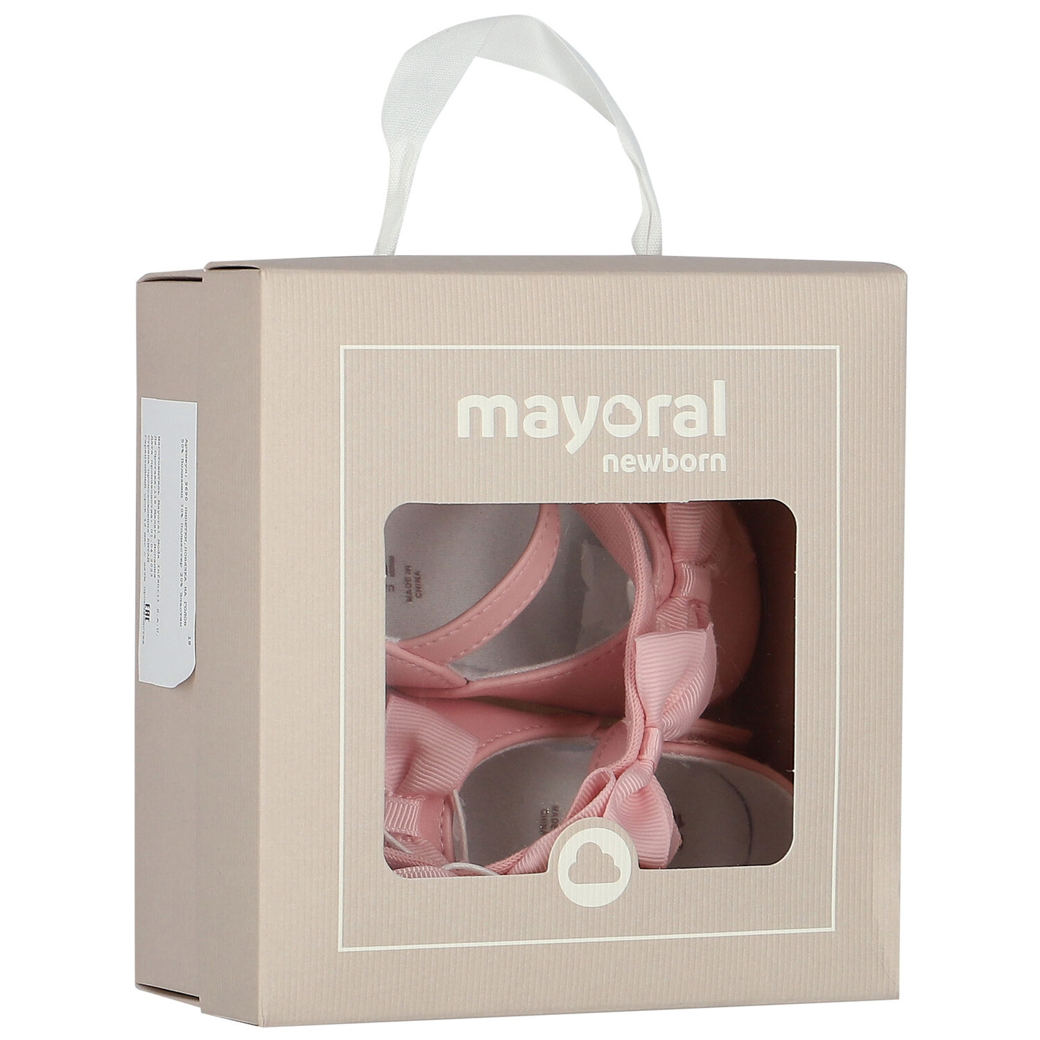 Baby Girls Pink Bow Pre Walker Shoes Set, 1, hi-res