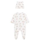 Baby Girls White Bunny Babygrow Gift Set, 1, hi-res