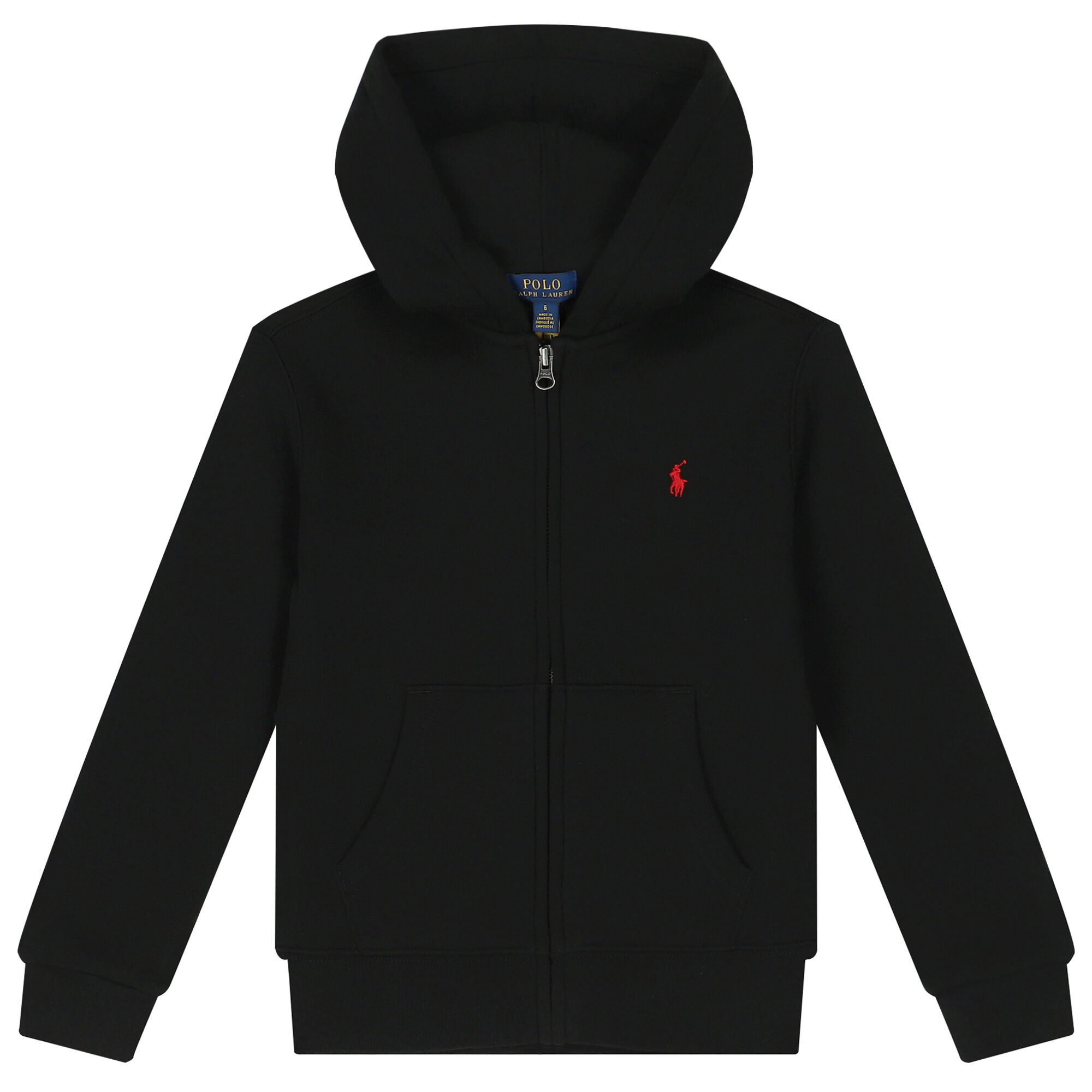 Boys black zip hoodie sale