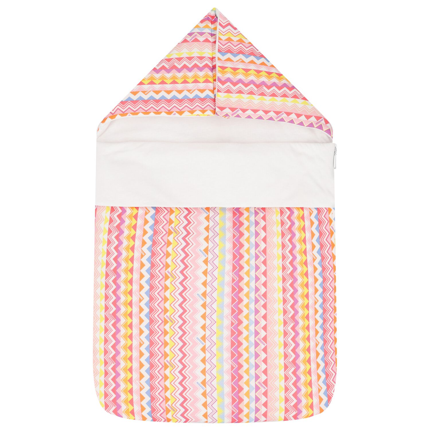 Baby Girls Multi-Coloured Zig Zag Logo Nest, 1, hi-res