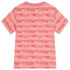 Girls Pink Striped Dollhouse T-Shirt, 1, hi-res