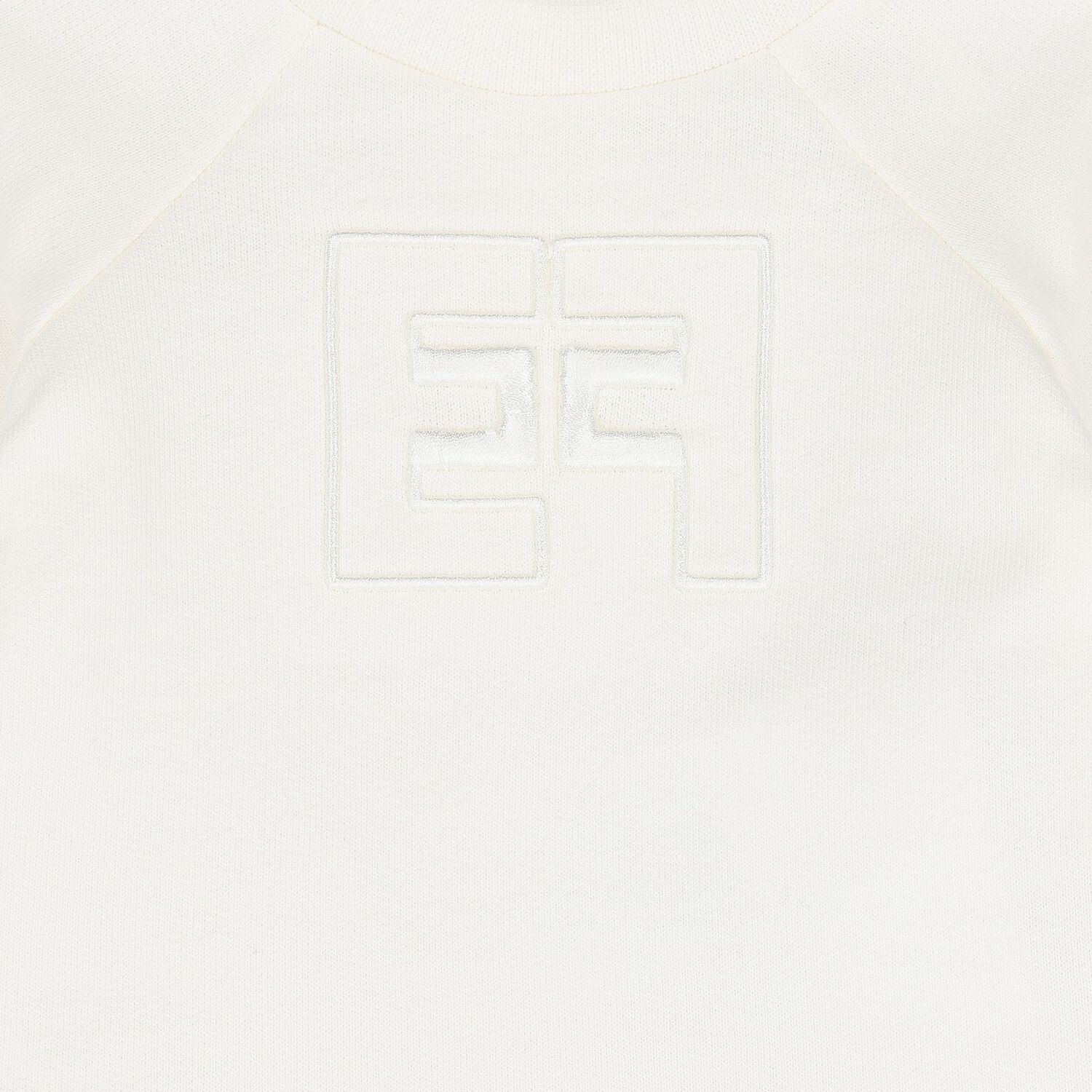 Baby Girls Ivory Logo Dress, 2, hi-res