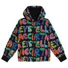 Boys Black Monsters Jacket, 1, hi-res