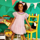 Girls Pink Tulle Watermelon Dress, 1, hi-res