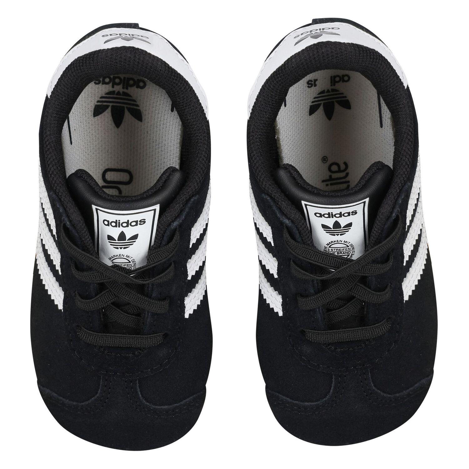 Black Gazelle Pre Walker Shoes, 1, hi-res