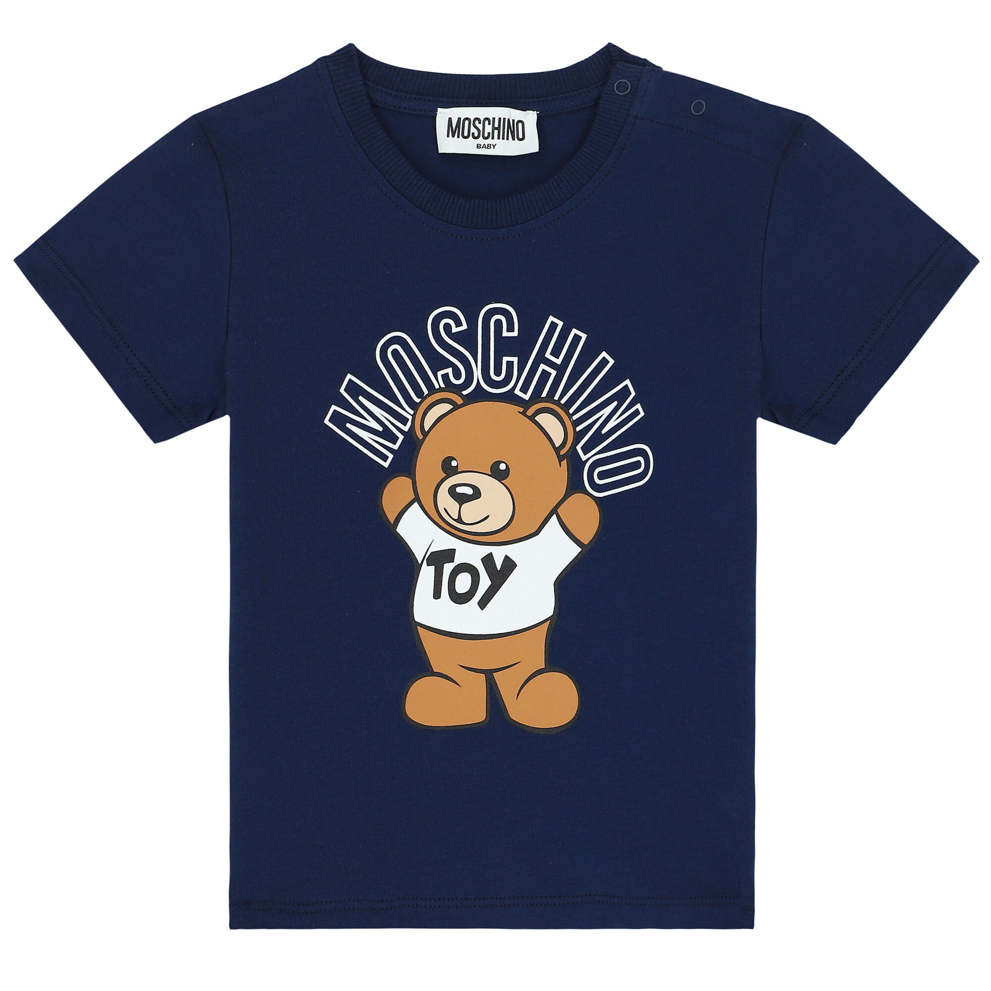 Moschino teddy logo print t shirt shop
