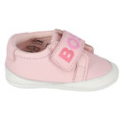 حذاء قبل المشي بالشعار باللون الوردي, 1, hi-res