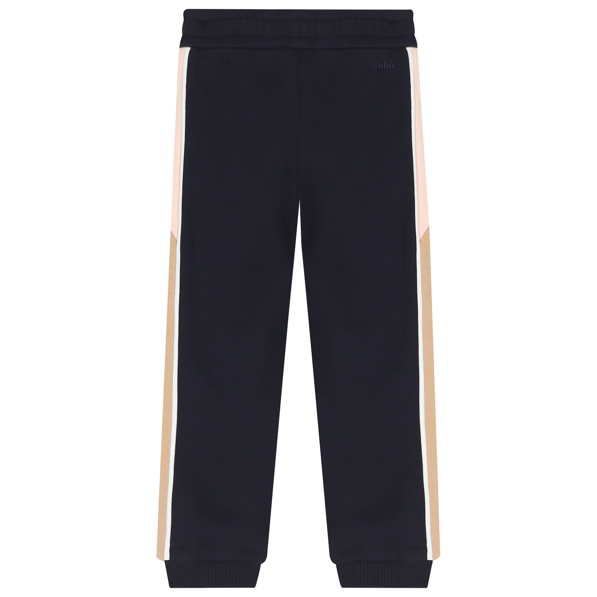 Navy blue girl joggers sales