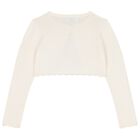 كارديجان باللون  عاجي محبوك للبنات, 2, hi-res