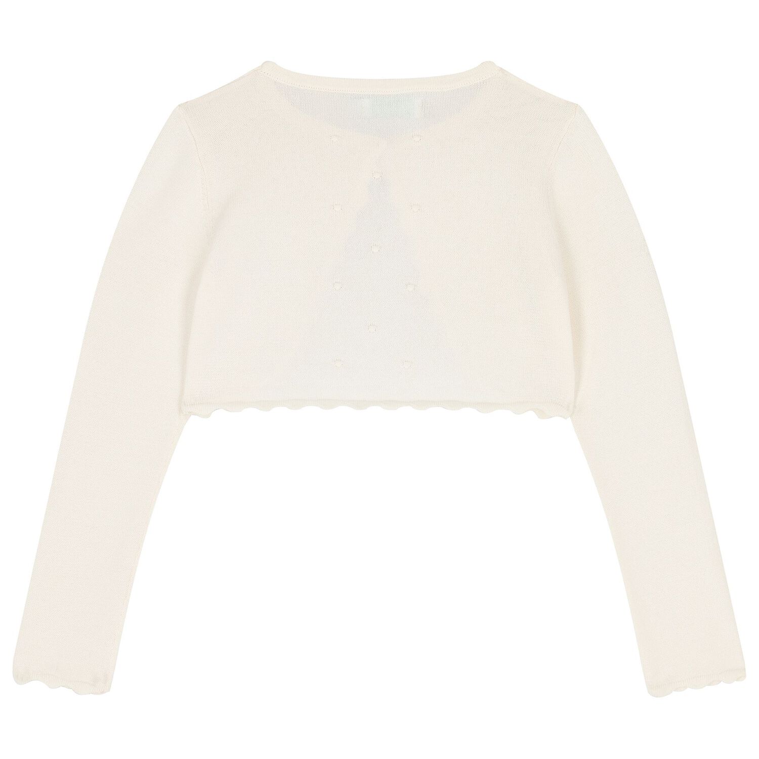 كارديجان باللون  عاجي محبوك للبنات, 2, hi-res image number null