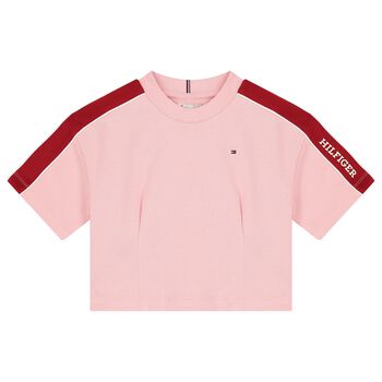 Girls Pink Logo T-Shirt