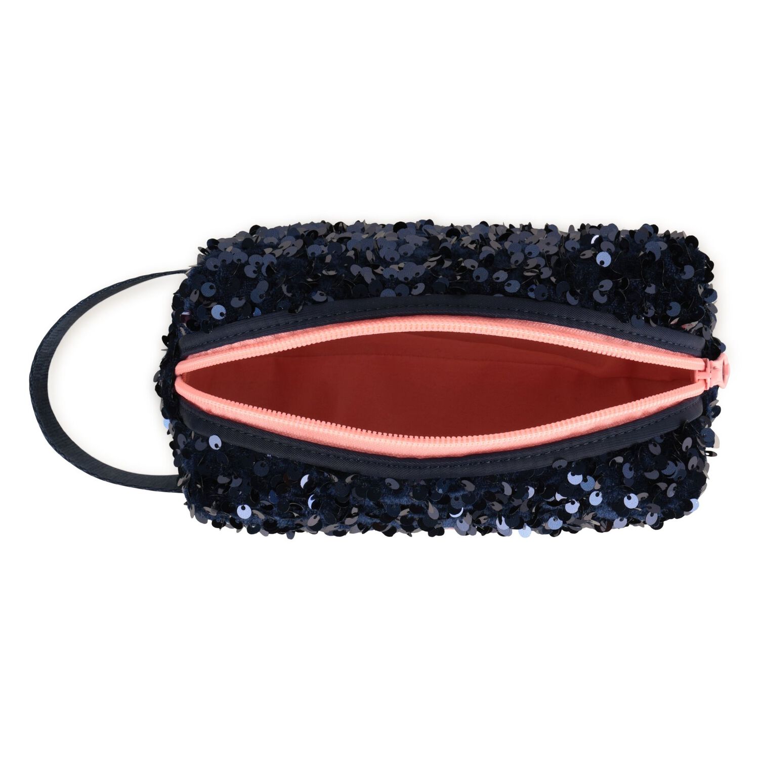   مقلمة مزينة بالترتر باللون  الكحلي للبنات , 1, hi-res