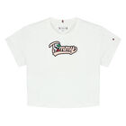 Girls White Logo T-Shirt, 1, hi-res