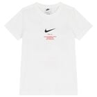 Boys White Logo T-Shirt, 1, hi-res