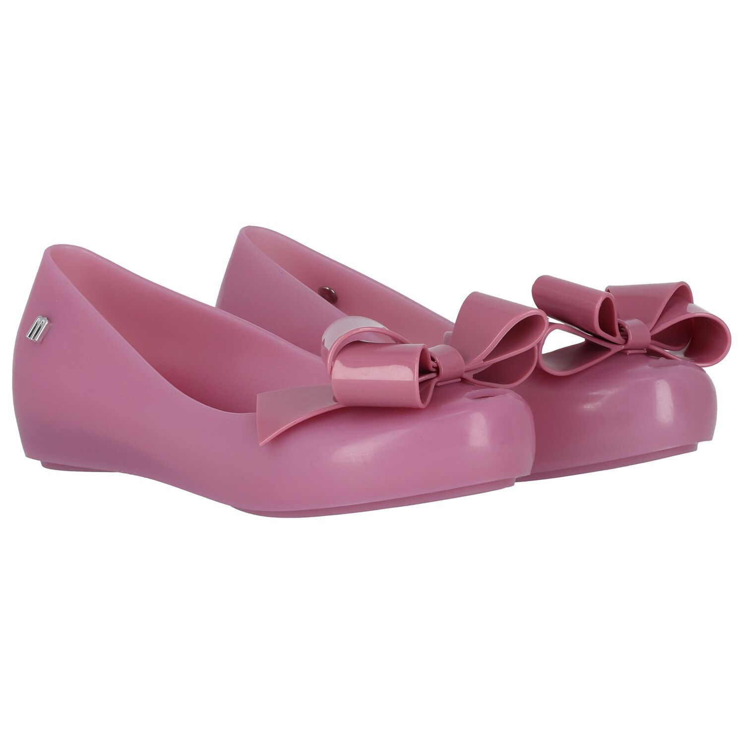 Girls Lilac Bow Jelly Shoes, 2, hi-res image number null