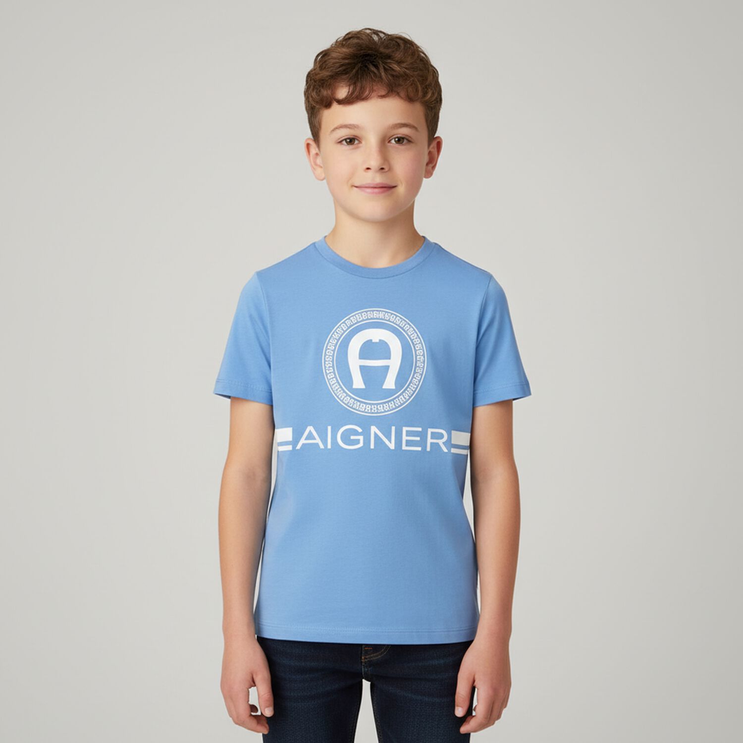 Boys Blue Logo T-Shirt, 2, hi-res image number null