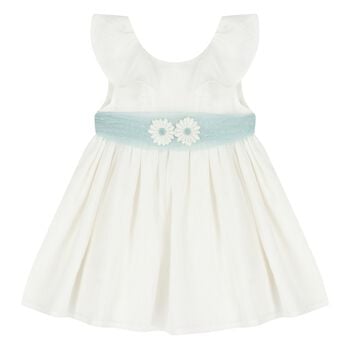 Younger Girls White Tulle Dress