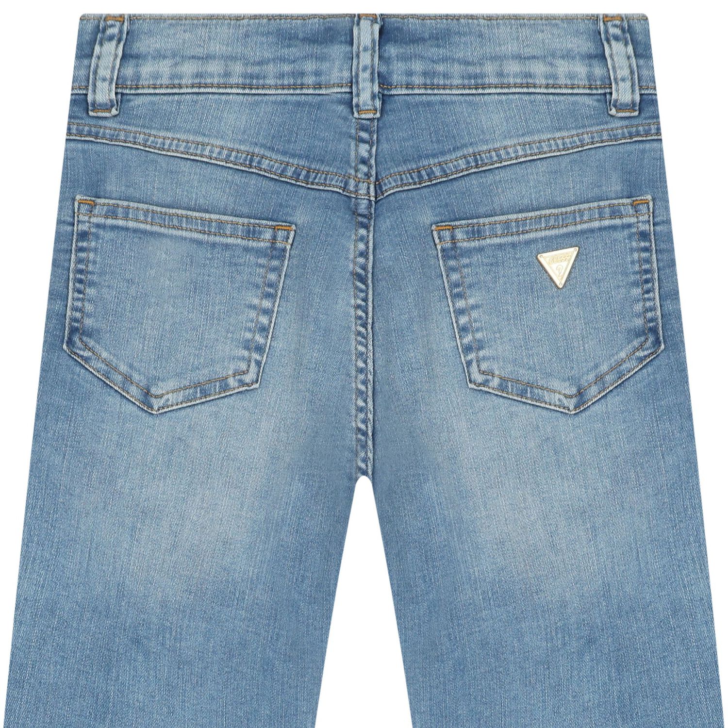 بنطلون بنات جينز دينيم باللون الازرق , 1, hi-res image number null