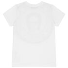 Boys White Logo T-Shirt, 1, hi-res