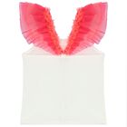 Girls White & Pink Top, 1, hi-res