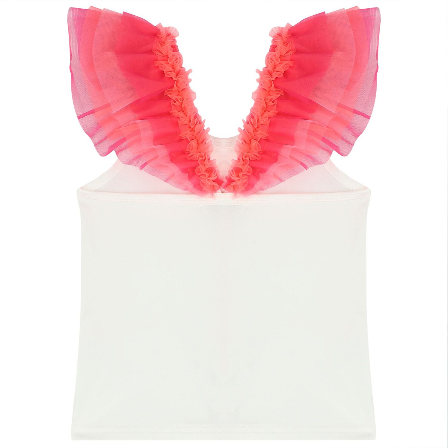 Girls White & Pink Top, 1, hi-res image number null