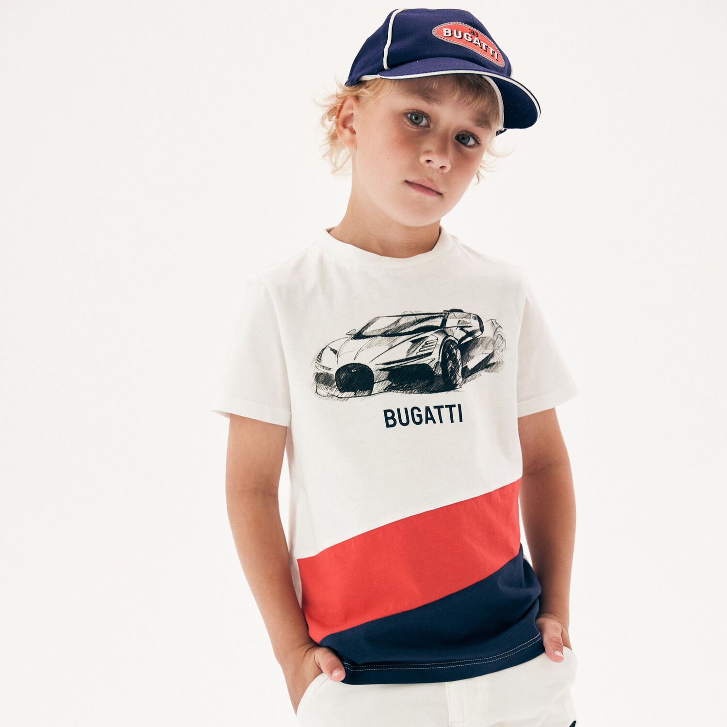 Boys White Logo T-Shirt, 1, hi-res image number null