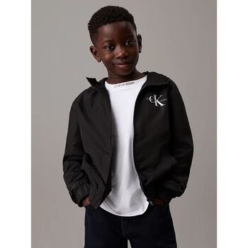 Boys Black Logo Jacket