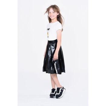 Girls Black Logo T-Shirt