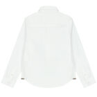 قميص بالشعار باللون الابيض للاولاد, 1, hi-res