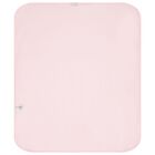 Baby Girls White & Pink Logo Blanket, 1, hi-res
